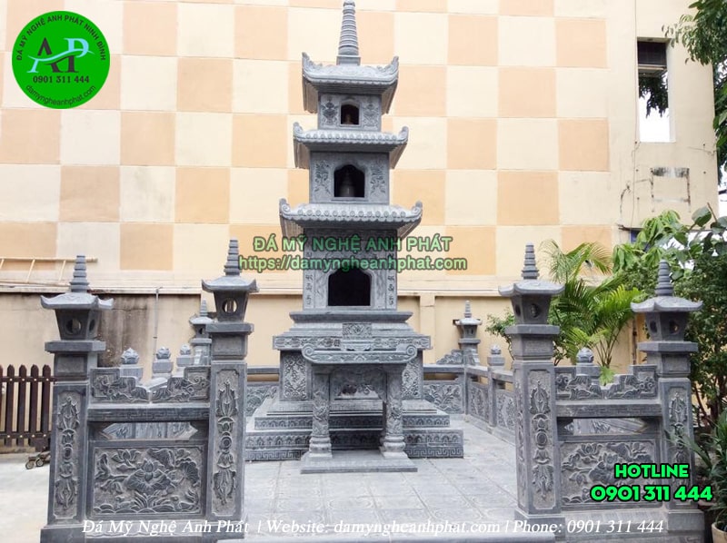 Mẫu mộ tháp đá đẹp