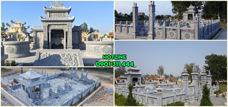 khu lăng mộ đá tại đá mỹ nghệ anh phát
